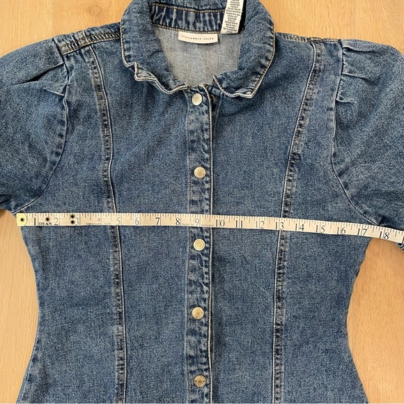 SINCERELY JULES Denim Button-Up Mini Dress - Picture 7 of 9